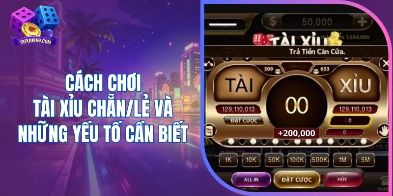 Cách chơi tài xỉu chẵn/lẻ và những yếu tố cần biết