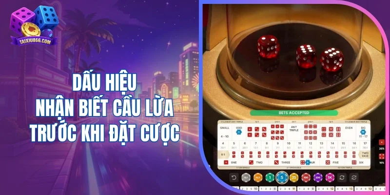 Dấu hiệu nhận biết cầu lừa trước khi đặt cược