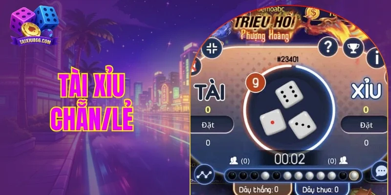 Tài xỉu chẵn/lẻ